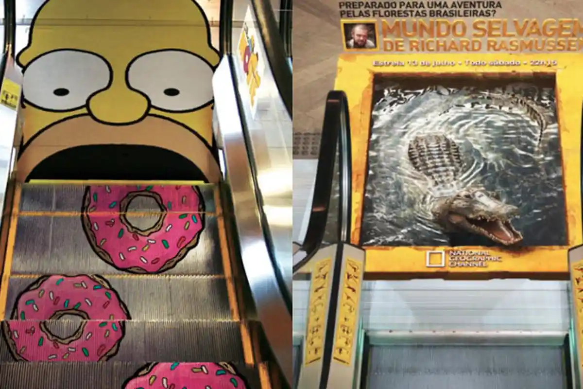 10 Desain Eskalator Unik Ini Bikin Serba Salah, Dari Berasa Nginjak Wajah Sampai Mau Dimakan Buaya