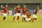 SEA Games 2013 Timnas Indonesia U-23 Rayakan Kemenangan
