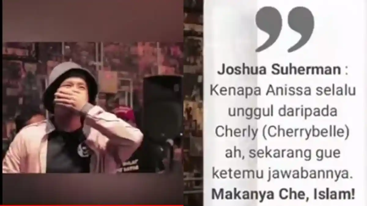 Ini Ucapan Joshua yang Membuat Dirinya Dihujat karena Diduga Menghina Islam