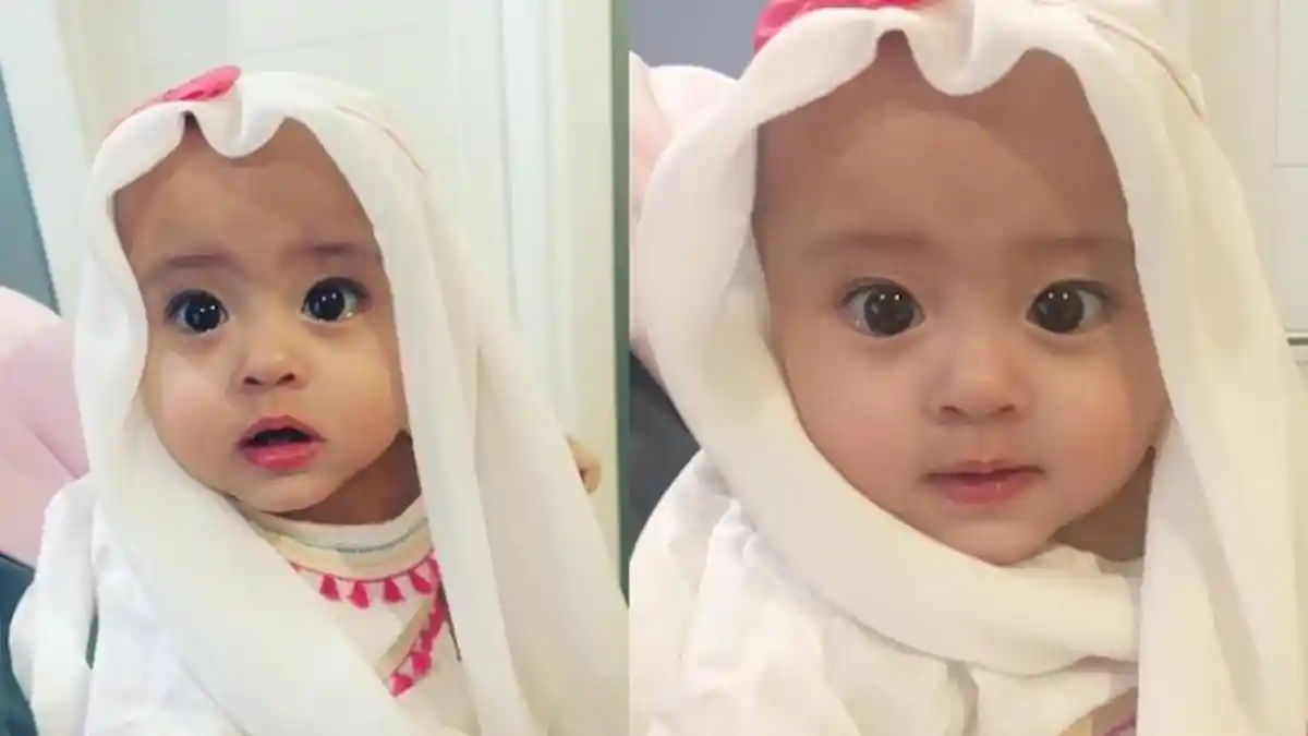 Bikin Netizen Gemes Maksimal! Lihat Putri Kecil Pasangan Artis Ini Memakai Hijab