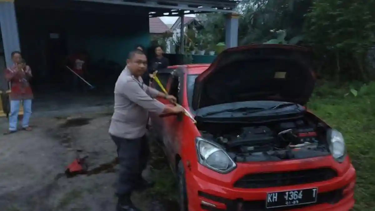 Hasil Olah TKP Penyebab Mobil Terbakar di Jalan Raden Saleh 2,  Akibat Api Pembakaran Sampah