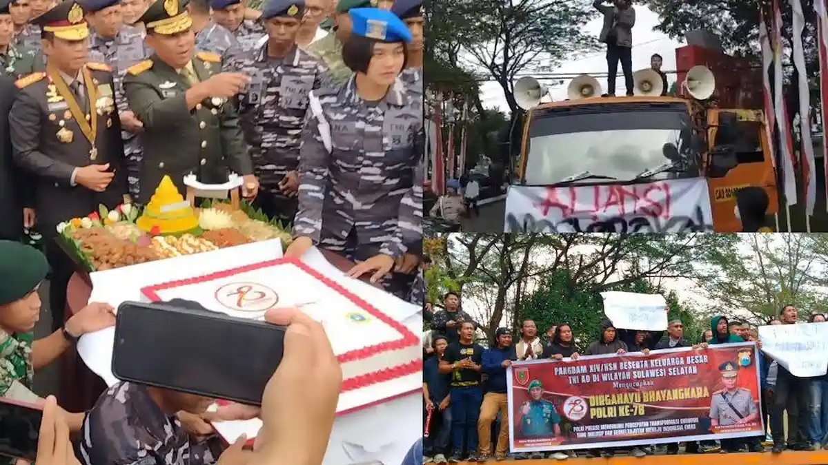 Detik-detik Kapolda Sulsel Irjen Andi Rian Dikerjai Pangdam, Kaget Didatangi Pendemo dan Panser TNI