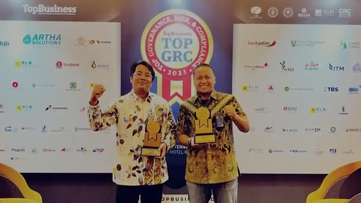 PT Timah Tbk Raih Dua Penghargaan TOP GRC Awards 2023