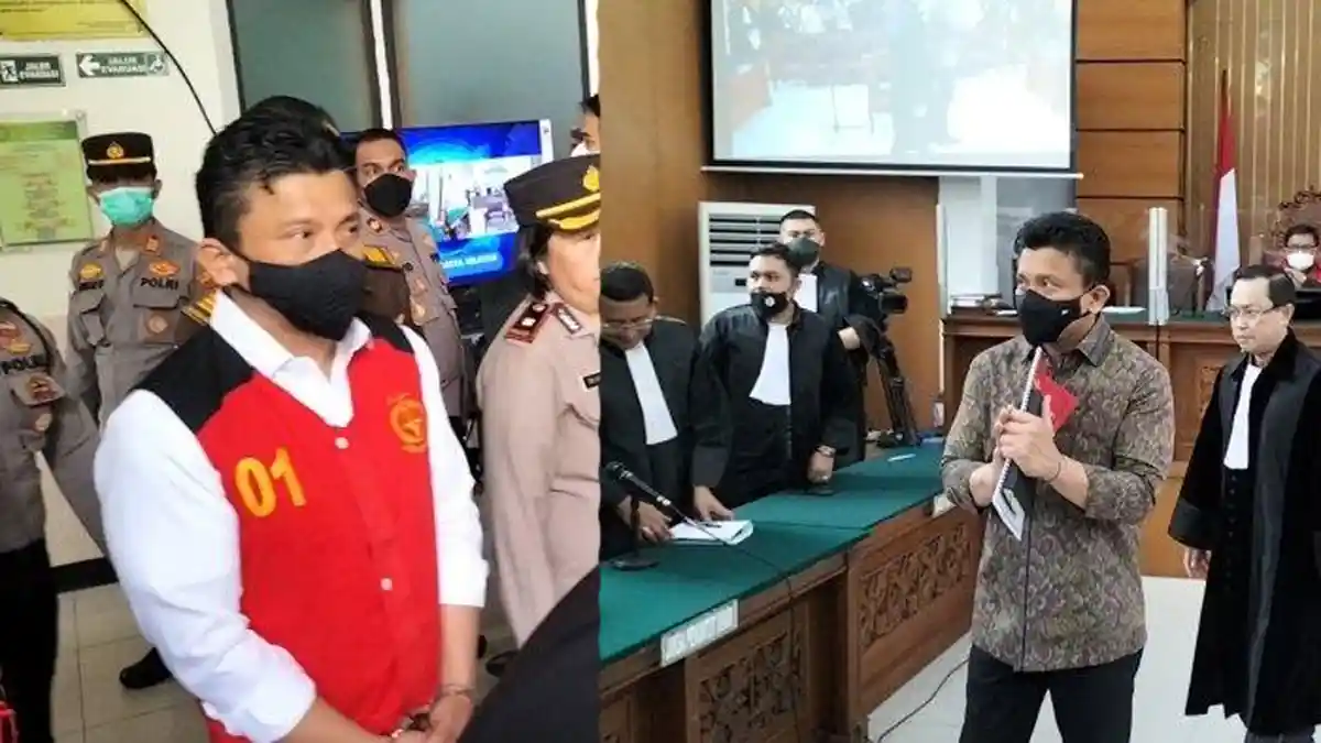 Beda Penampilan Ferdy Sambo di Sidang Putusan Sela, Dua Kali Pakai Batik Sekarang Kemeja Putih