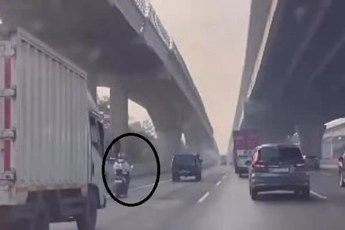 Viral Pemotor Terobos Masuk Tol Gegara Ikuti Petunjuk Google Maps, Ditanya Polisi Hendak Lamar Kerja