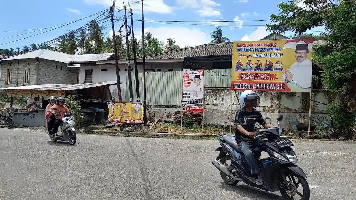 Bawaslu Donggala Minta Satpol PP Tertibkan Baliho Caleg
