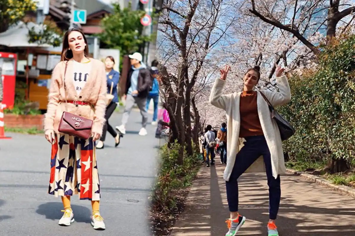 Lakukan Pemotretan dengan Fotografer Korea, Luna Maya Tenteng Tas Simple dengan Harga Fantastis