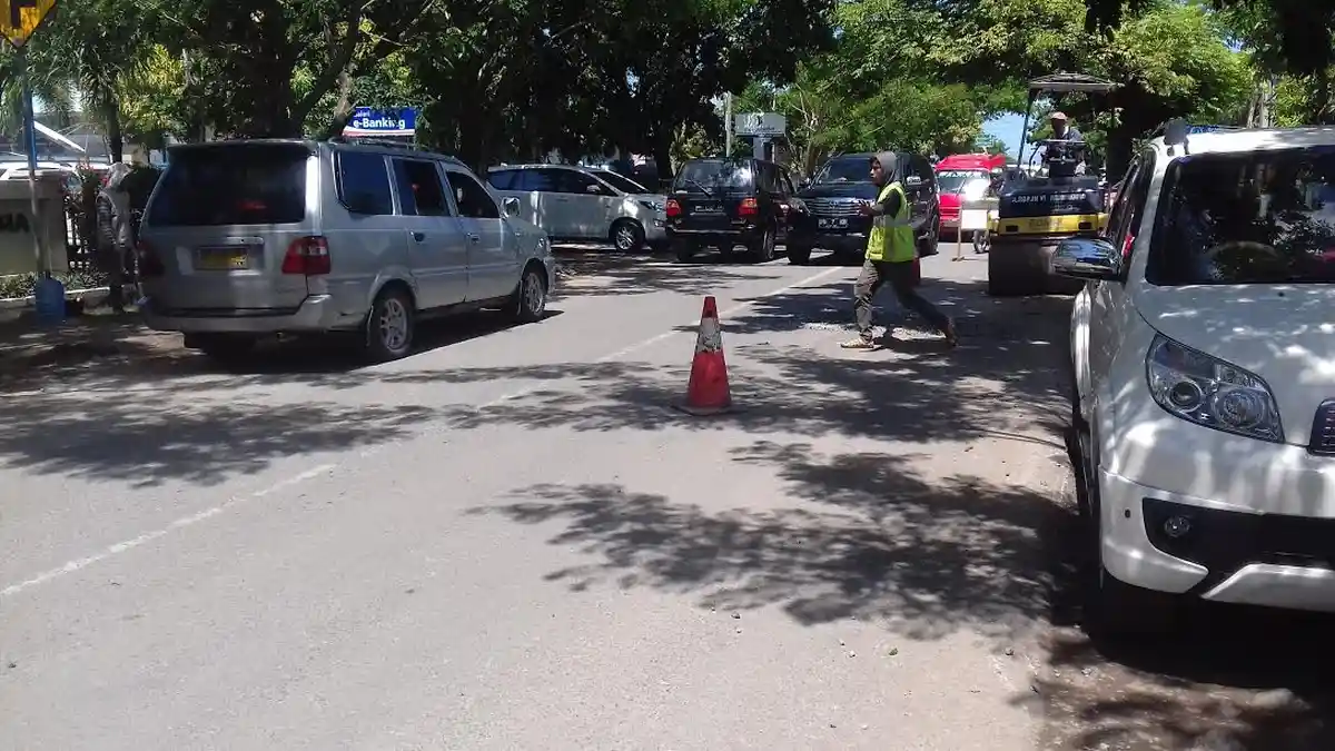 Macet di Depan Kantor Samsat Jeneponto, Ini Jalur Alternatifnya