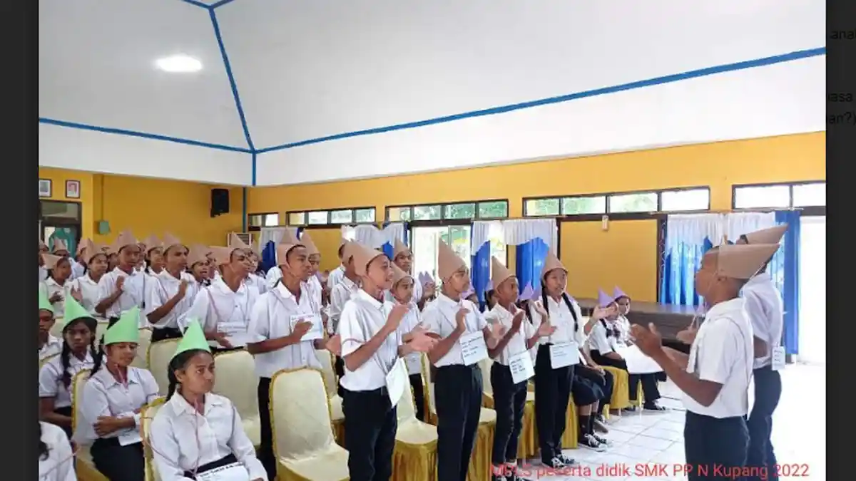 Kenalkan Ekosistem Lingkungan Sekolah, SMKPP Kupang Gelar MPLS