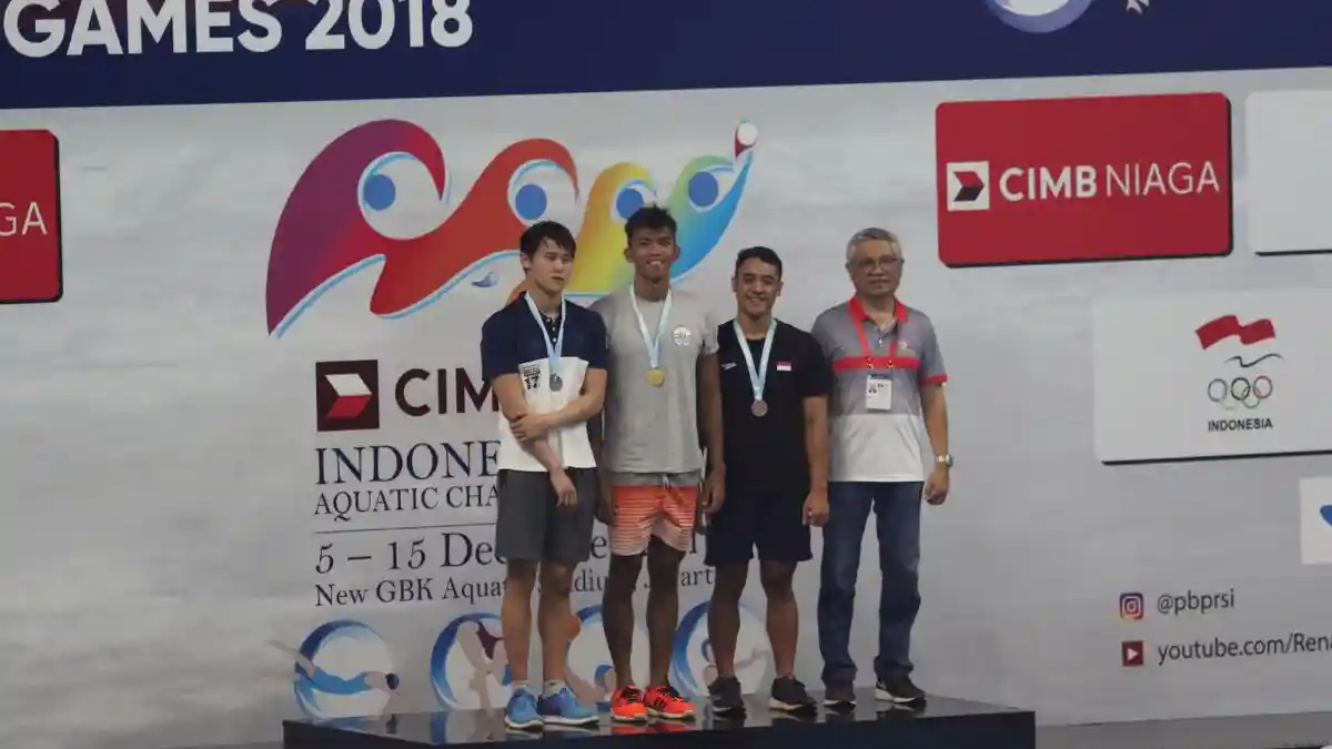 CIMB Niaga Indonesia Open Aquatic Championship 2017: Muhammad Fachri Jagonya Nomor 50 Meter
