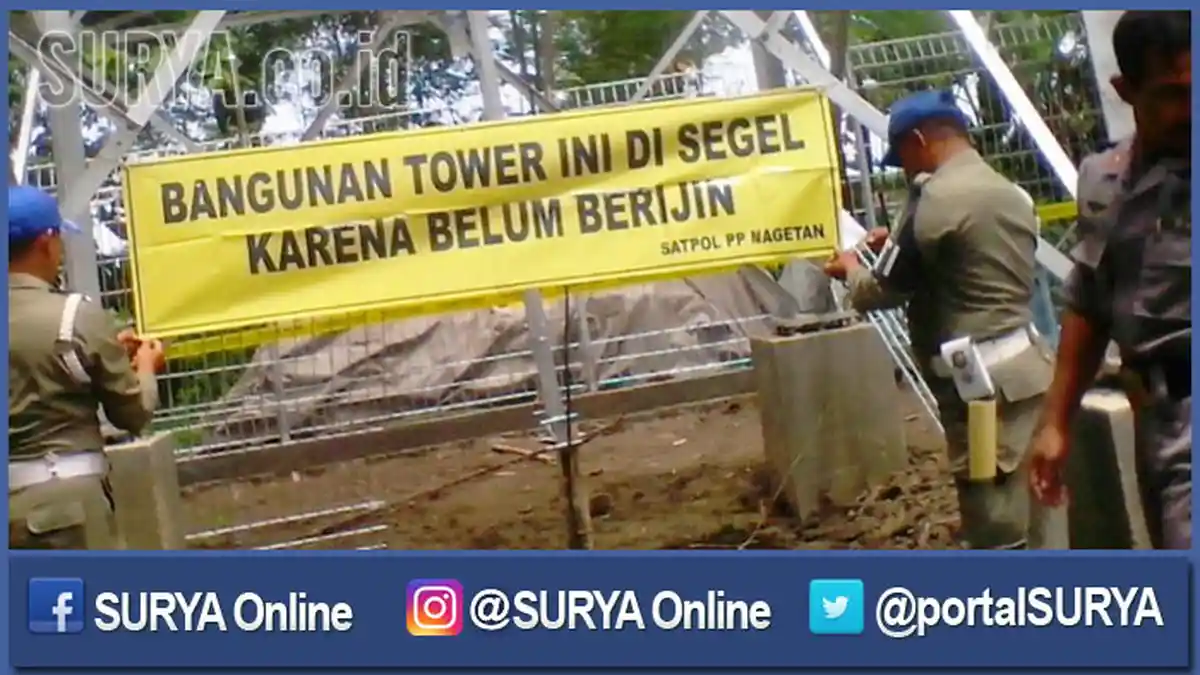 Lagi, Tower Seluler di Magetan Dibangun Tanpa Izin, Ini Akibatnya