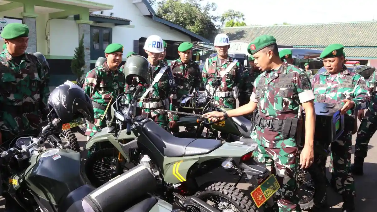Dandim Cilacap Cek Motor Dinas Milik Anggotanya, Ini Perintahnya
