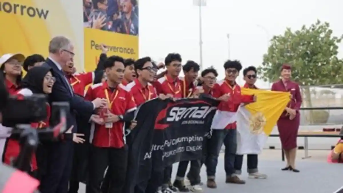 Tim Semar UGM Raih Dua Gelar Juara pada Ajang Shell Eco-Marathon di Qatar