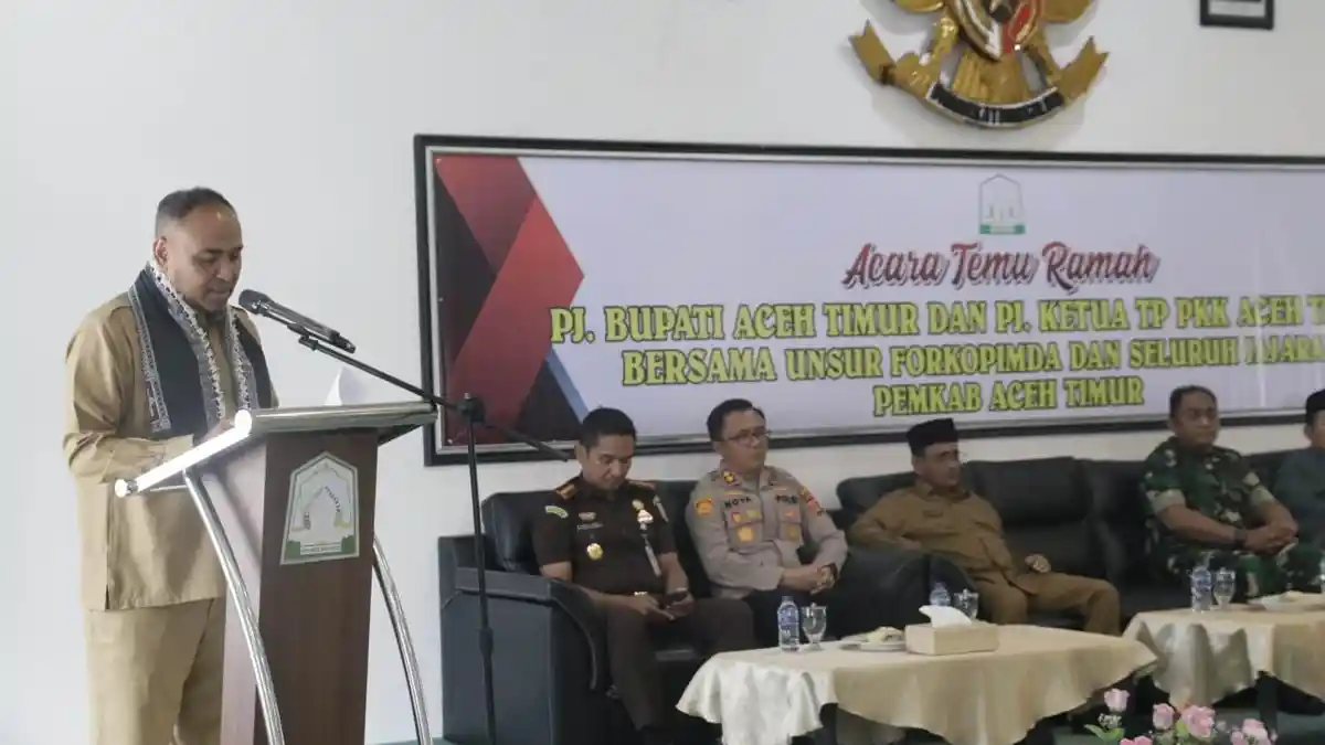 Pj Bupati Aceh Timur Amrullah Temu Ramah dengan Forkopimda, Pj Sekda Singgung Soal Kesejahteraan