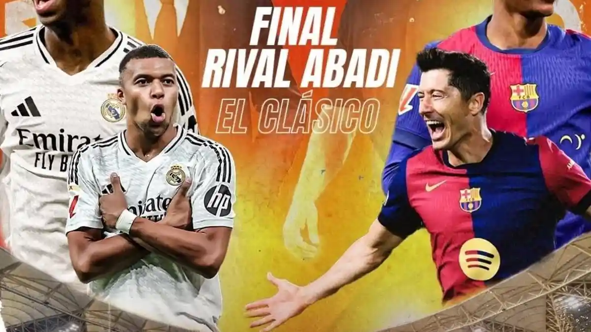 NONTON Live Streaming Real Madrid Vs Barcelona di Final Piala Super Spanyol Jam 02.00 WIB