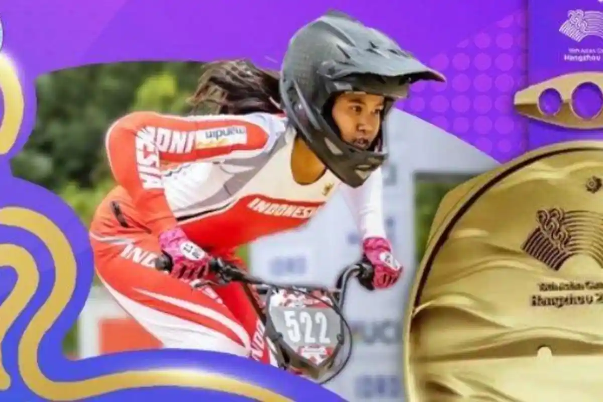 Sosok Amellya Nur Sifa, Atlet RI yang Jungkirkan China di Final BMX, Raih Emas Asian Games 2023