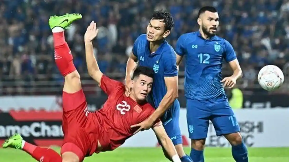 Hasil Thailand vs Vietnam: Tuan Rumah Sementara Unggul 1-0