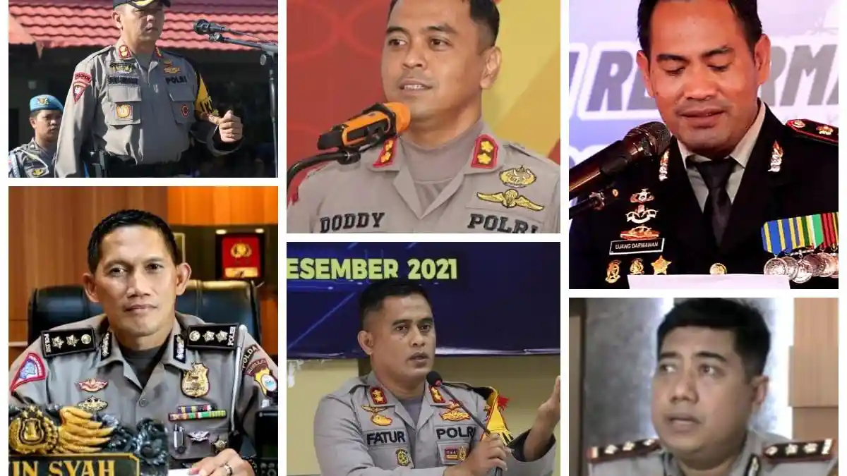 Daftar Nama 6 Kapolres di Sulsel Dimutasi Kapolri, Kapolres Bone Jeneponto Selayar Ditarik ke Mabes