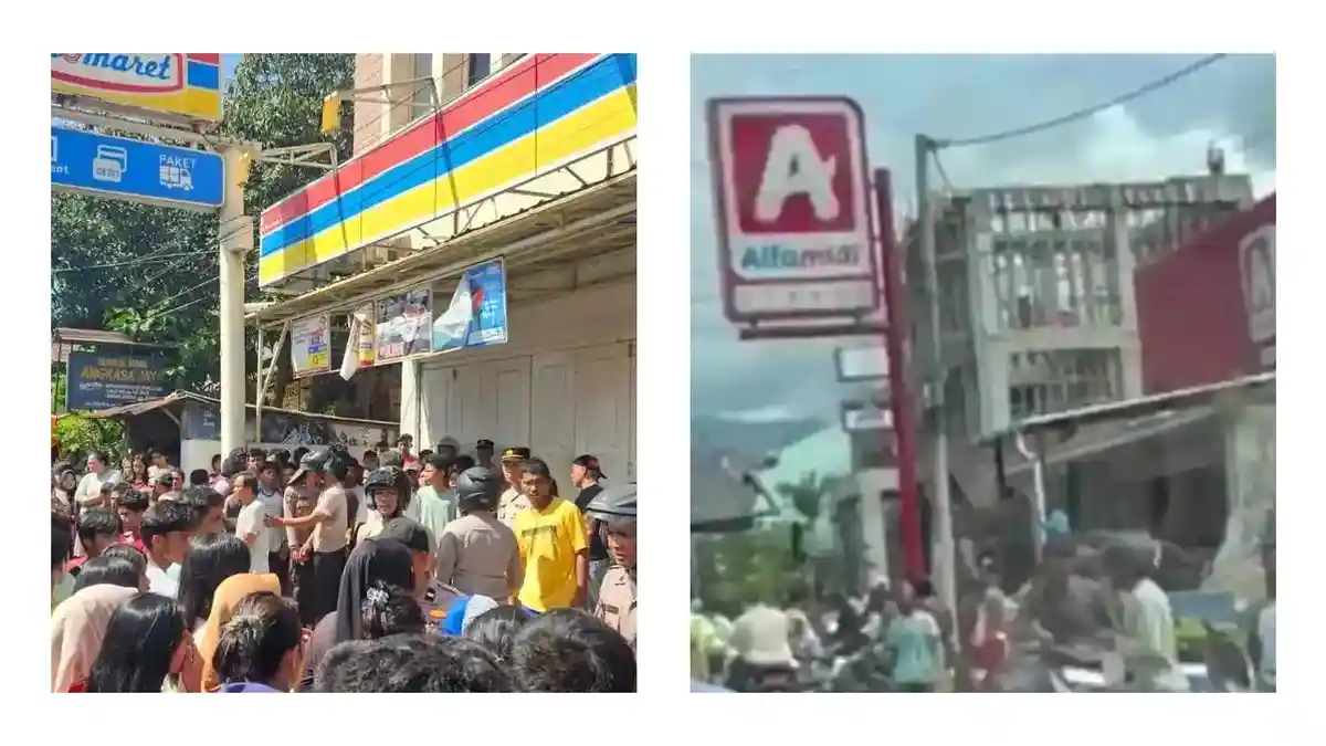 7 Minimarket di Sibolga Dijarah Warga demi Mengambil Bahan Makanan, BNPB Buka Suara