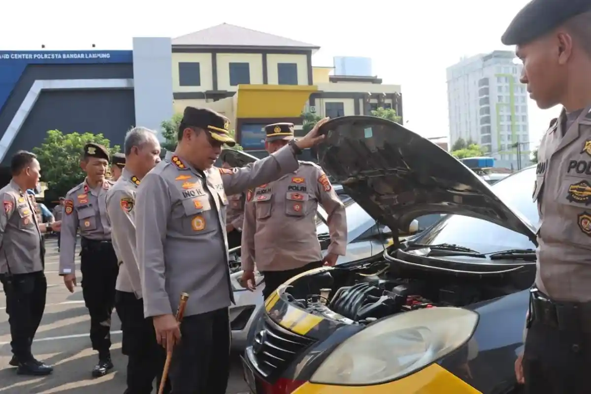 Polresta Bandar Lampung Polda Lampung Terima Kunjungan Tim Supervisi Slog Polri