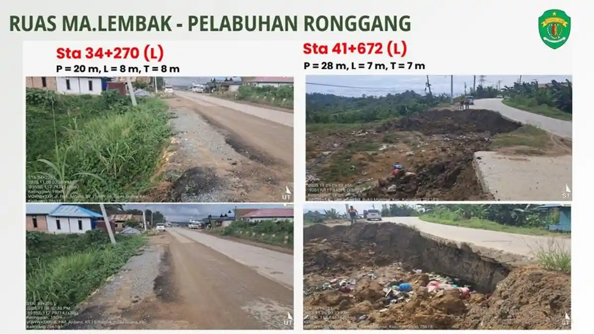 Ada 50 Titik Longsor di Ruas Jalan Nasional Sepanjang Wilayah Utara Kaltim