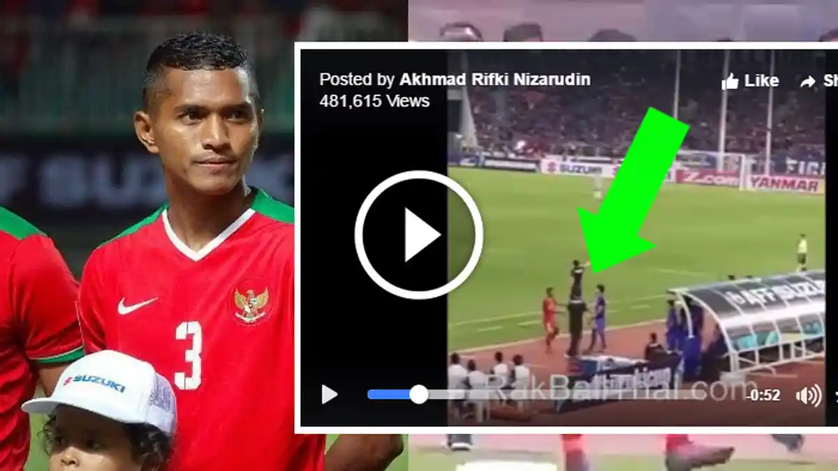 Beredar! Video Penyebab Abduh Lestaluhu Ngamuk Tendang Bola ke Bangku Thailand