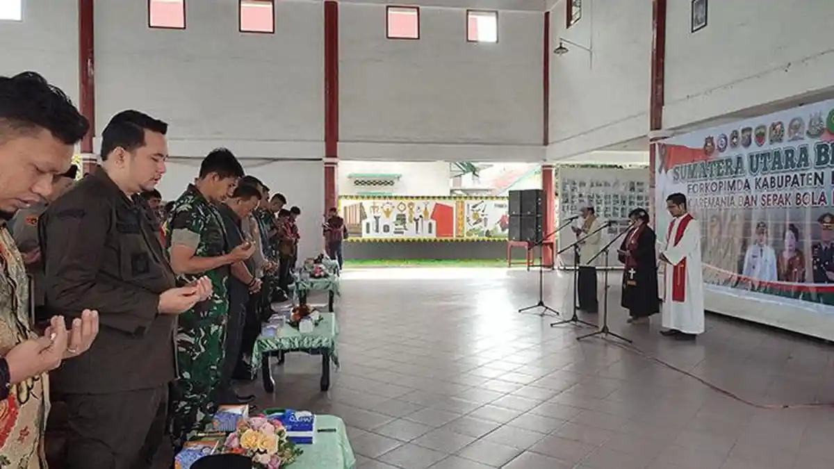 Belasungkawa Atas Tragedi Kanjuruhan di Malang, Forkopimda Karo Gelar Doa Bersama