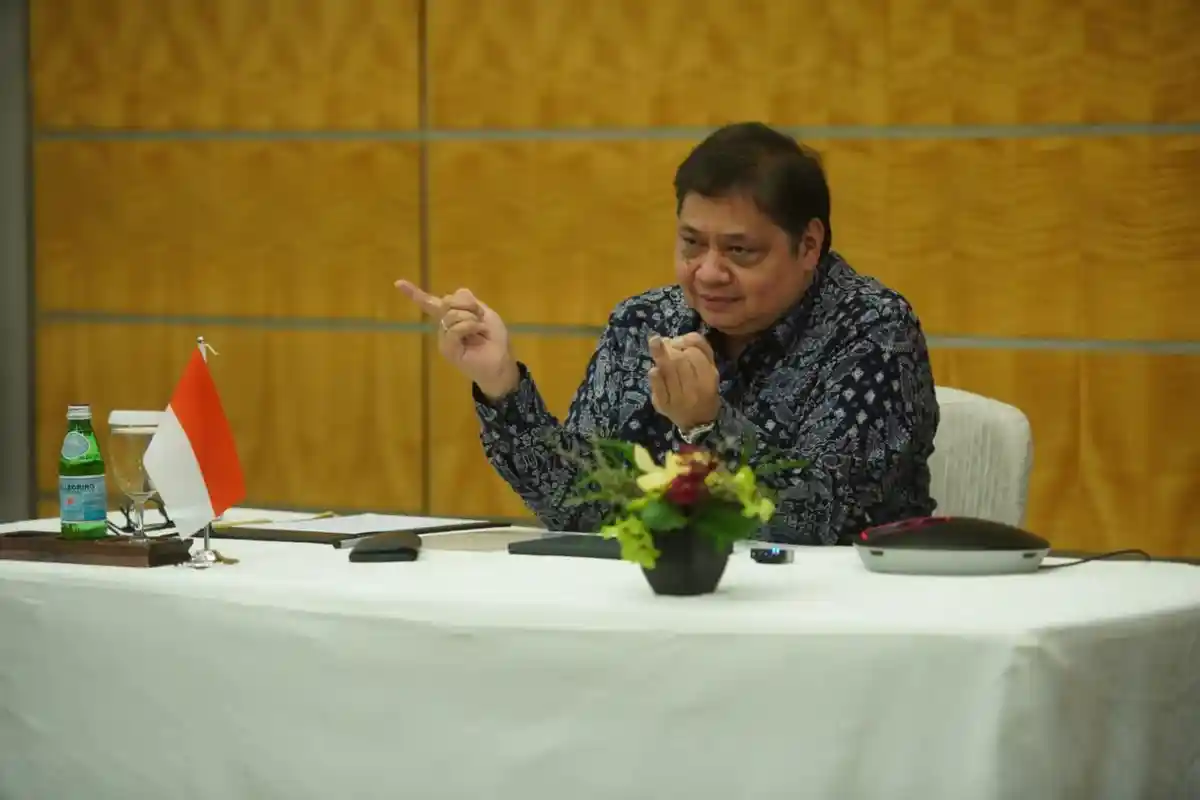 Menko Airlangga Gelar Jumpa Pers Sampaikan Persetujuan RCEP dan Penguatan Kerja Sama Ekonomi