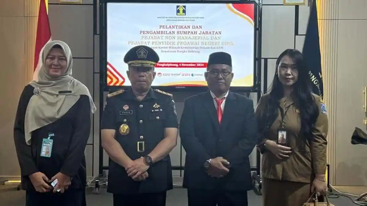 Ivo dan Albert Resmi Jadi Penyidik PNS Disperindag Bangka Belitung