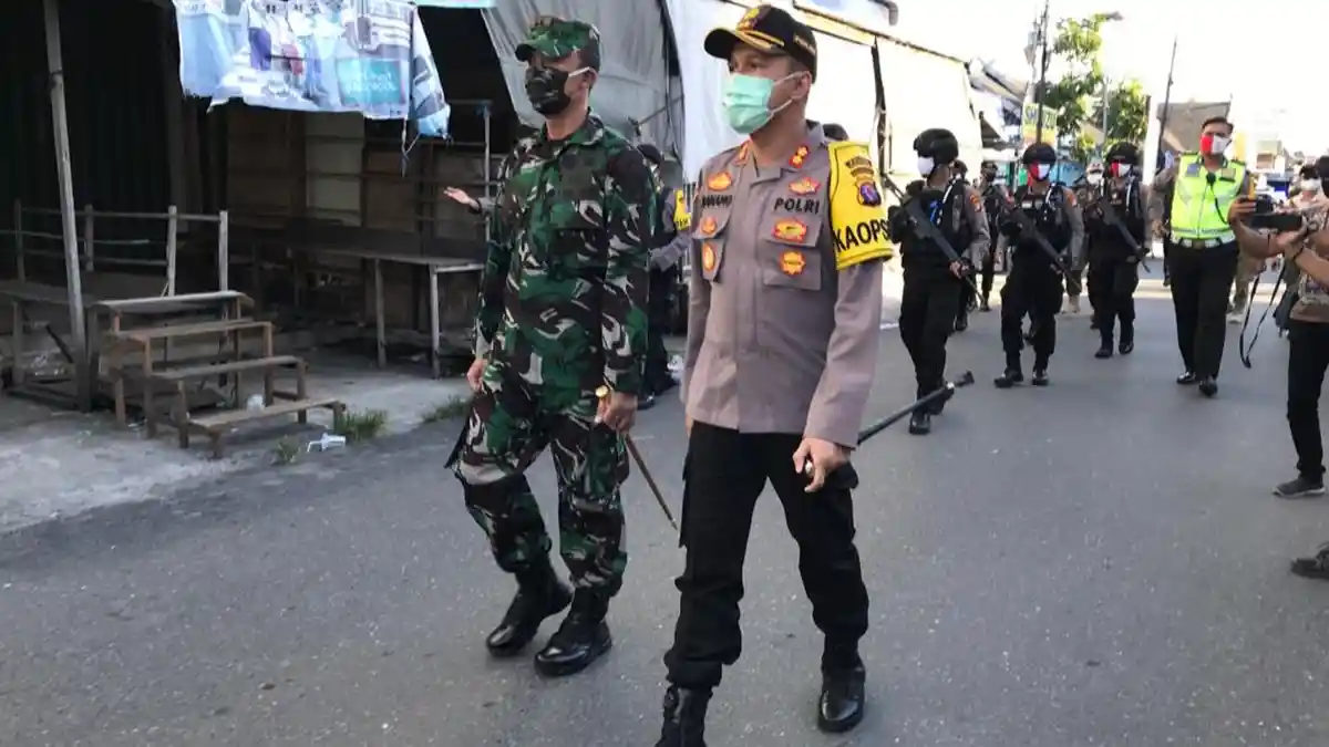 Operasional Dibatasi hingga Pukul 14.00 WIB, Pasar Besar Kualakapuas Sore Hari Sepi