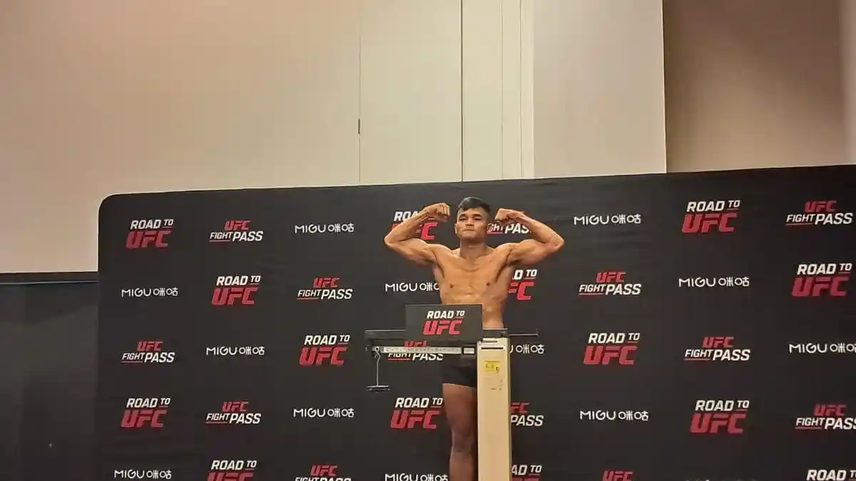 Jeka Saragih Menang KO di Ronde Pertama, Lolos ke UFC, Kalahkan Ki Won Bin dari Korea Selatan
