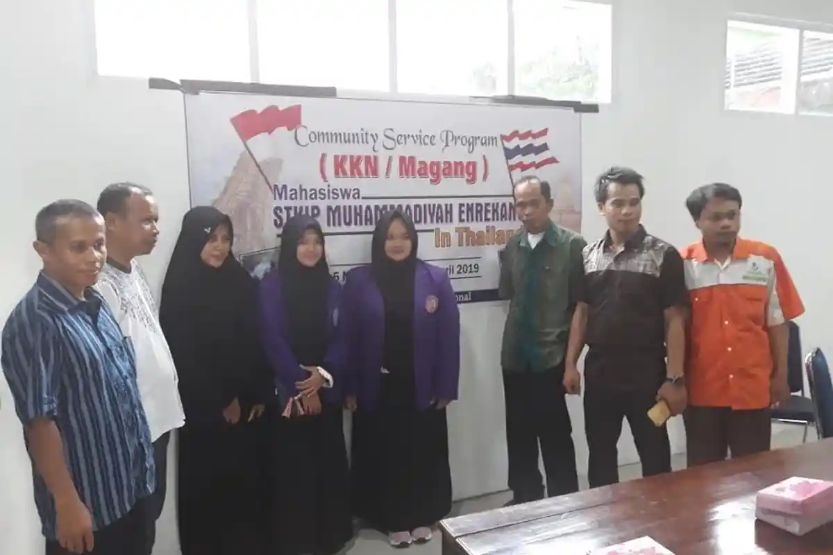KKN, STIKIP Muhammadiyah Enrekang Utus 3 Mahasiswanya ke Thailand