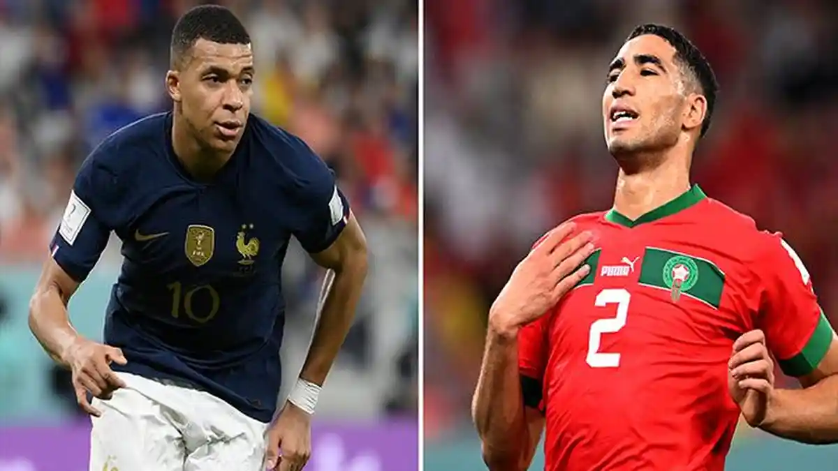 Live Score Piala Dunia 2022 Malam Ini Maroko Vs Prancis Pembuktian Dua Bintang PSG Mbappe Vs Hakimi