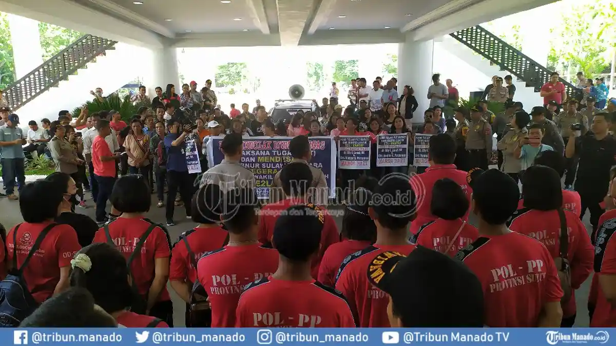 UPDATE : Massa Aksi Damai Minta Gubernur Segera Lantik Bupati dan Wakil Bupati Talaud Terpilih 2018