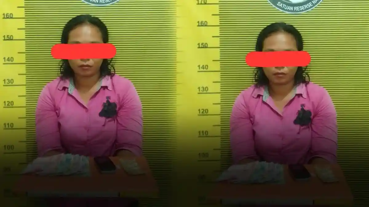 Seorang IRT Jual Nekat Jual Sabu, Ditangkap saat Lakukan Transaksi