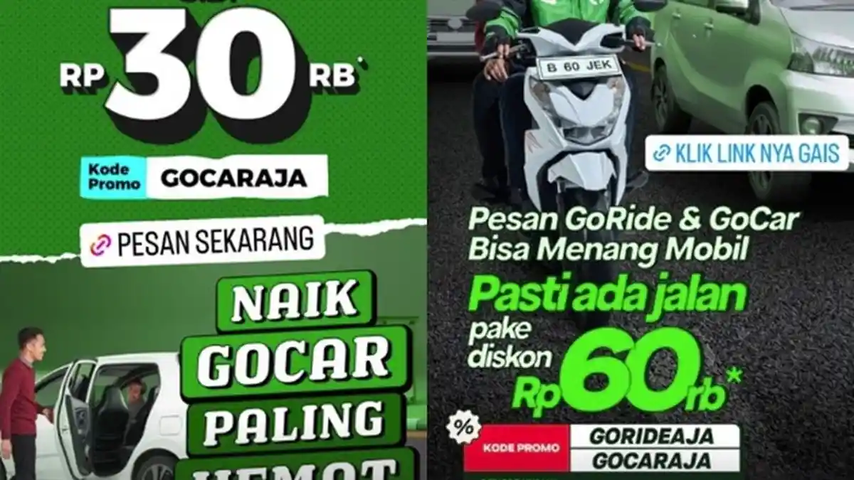 11 Kode Promo Gojek Hari Ini 26 September 2023 Diskon GoRide Rp60 Ribu GoCar Rp30 Ribu, Ada Cashback