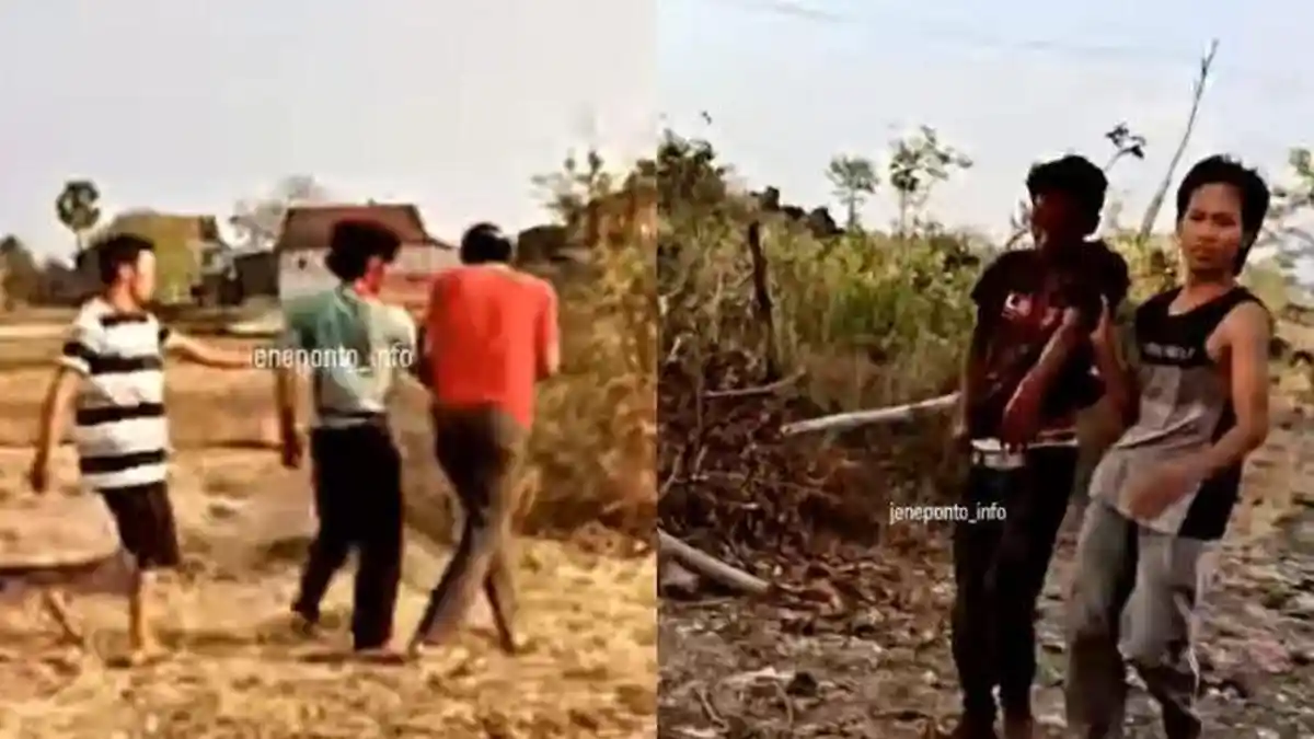 Tragis, Dua Pria Saling Tebas Dengan Parang di Tengah Sawah, Satu Dilaporkan Tewas