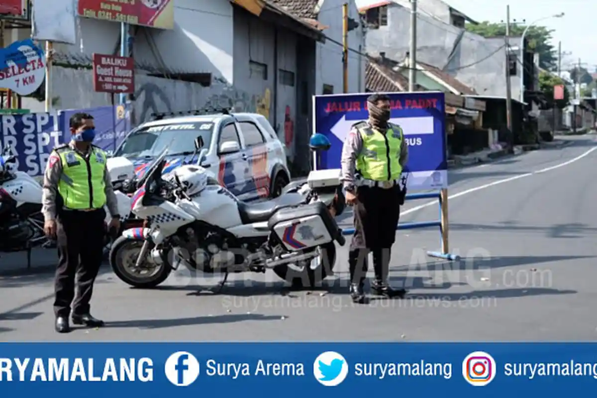 Kota Batu Terapkan Physical Distancing, Jl Sultan Agung Ditutup Sabtu dan Minggu