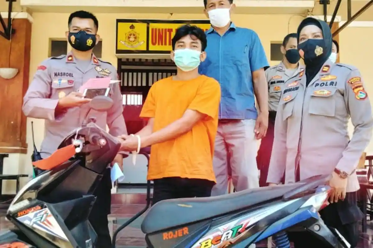 Gelapkan Motor Teman Sendiri, Pemuda di Mataram Diciduk Polisi