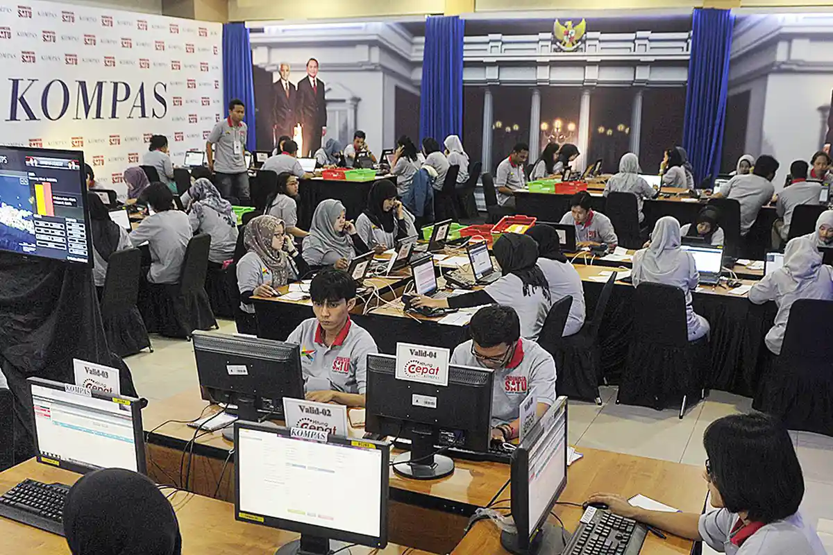 Kompas Gelar Quik Count pada Hari Pencoblosan, Pukul 17.00 Wita Presiden Terpilih sudah Diketahui