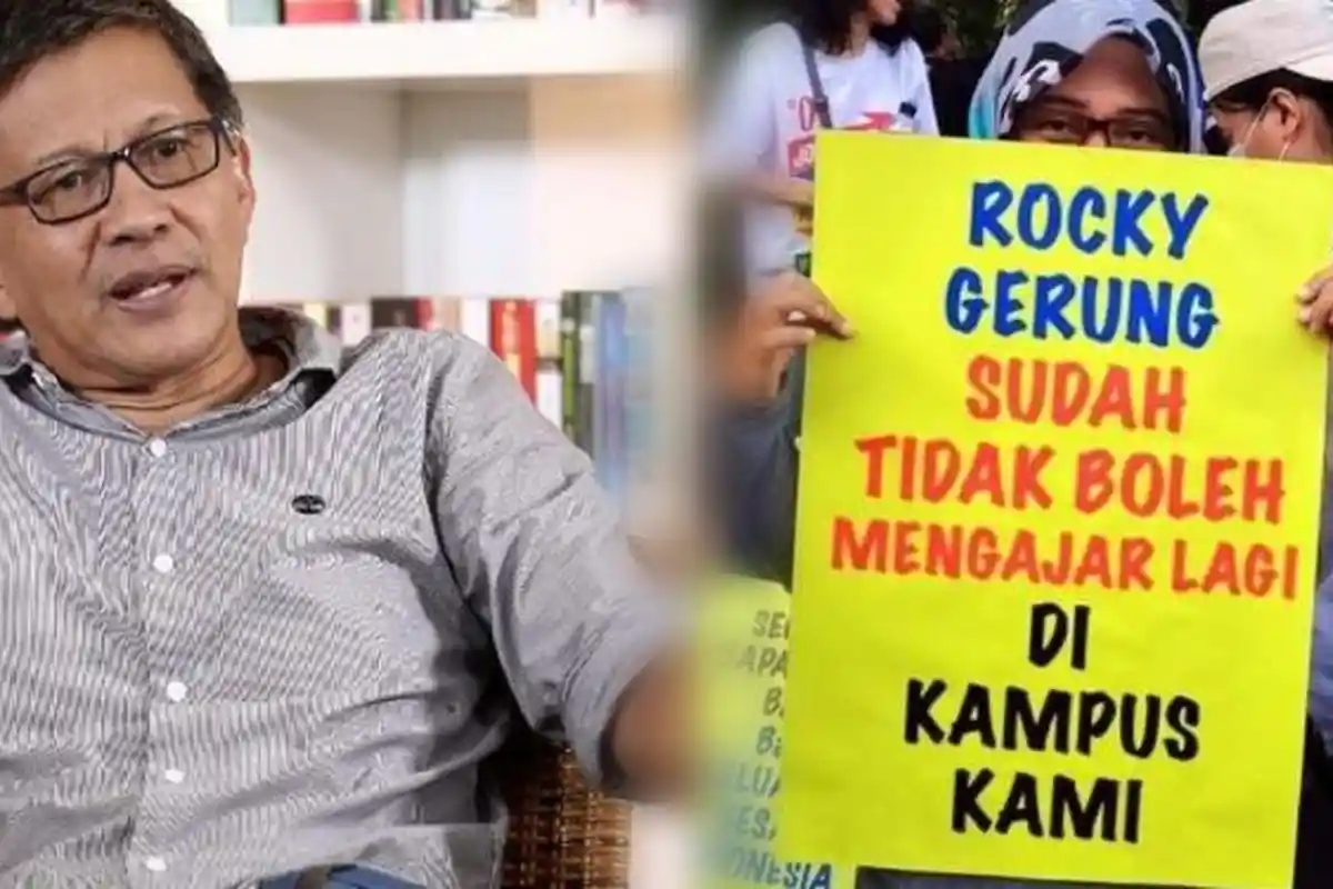 Bukti Hebatnya Rocky Gerung, Dosen Filsafat tapi Mengajar di Fakultas Ekonomi hingga Kedokteran