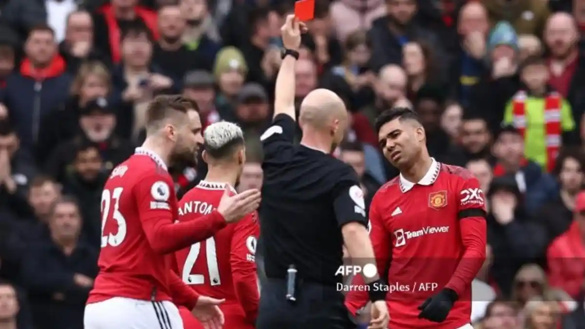 David De Gea Angkat Bicara Soal Keputusan Wasit Anthony Taylor, Sebut Casemiro Lakukan Tekel Biasa