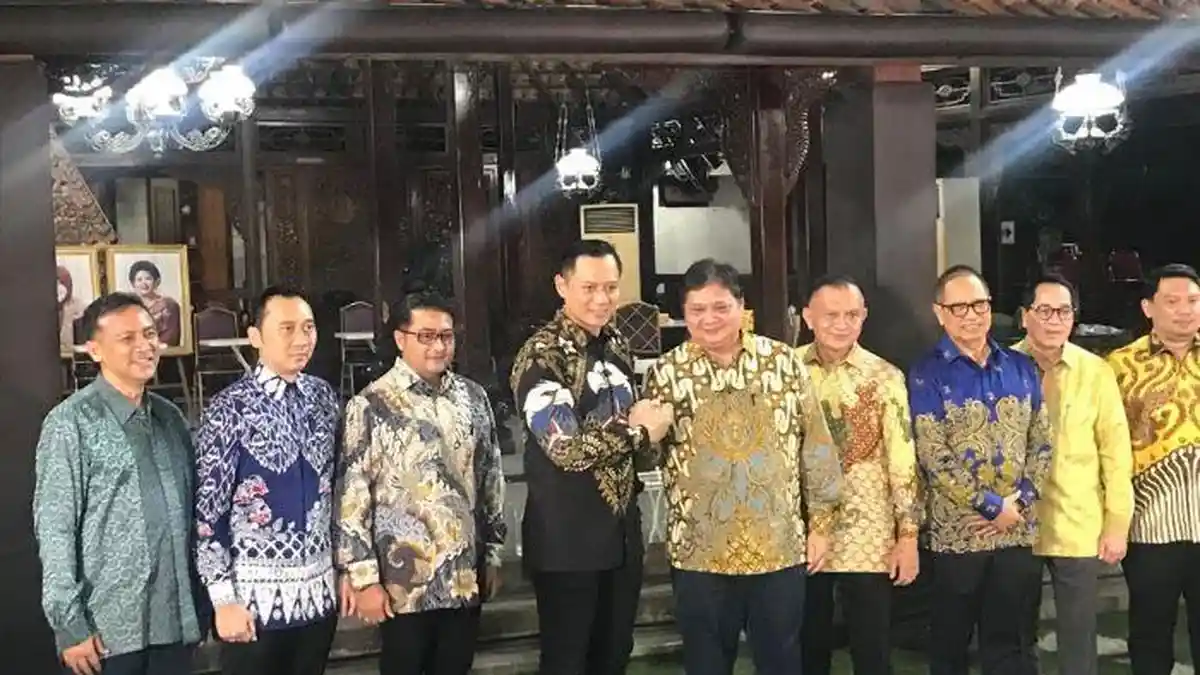 Seloroh AHY Soal PK Kubu KSP Moeldoko: Temannya Pak Airlangga