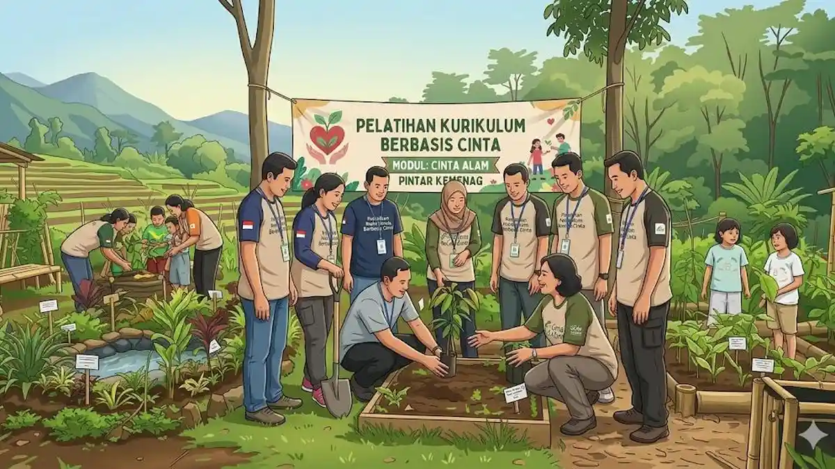 Kunci Jawaban Modul 5.1-5.5 Cinta Alam dalam Pelatihan Kurikulum Berbasis Cinta, Pintar Kemenag 2026