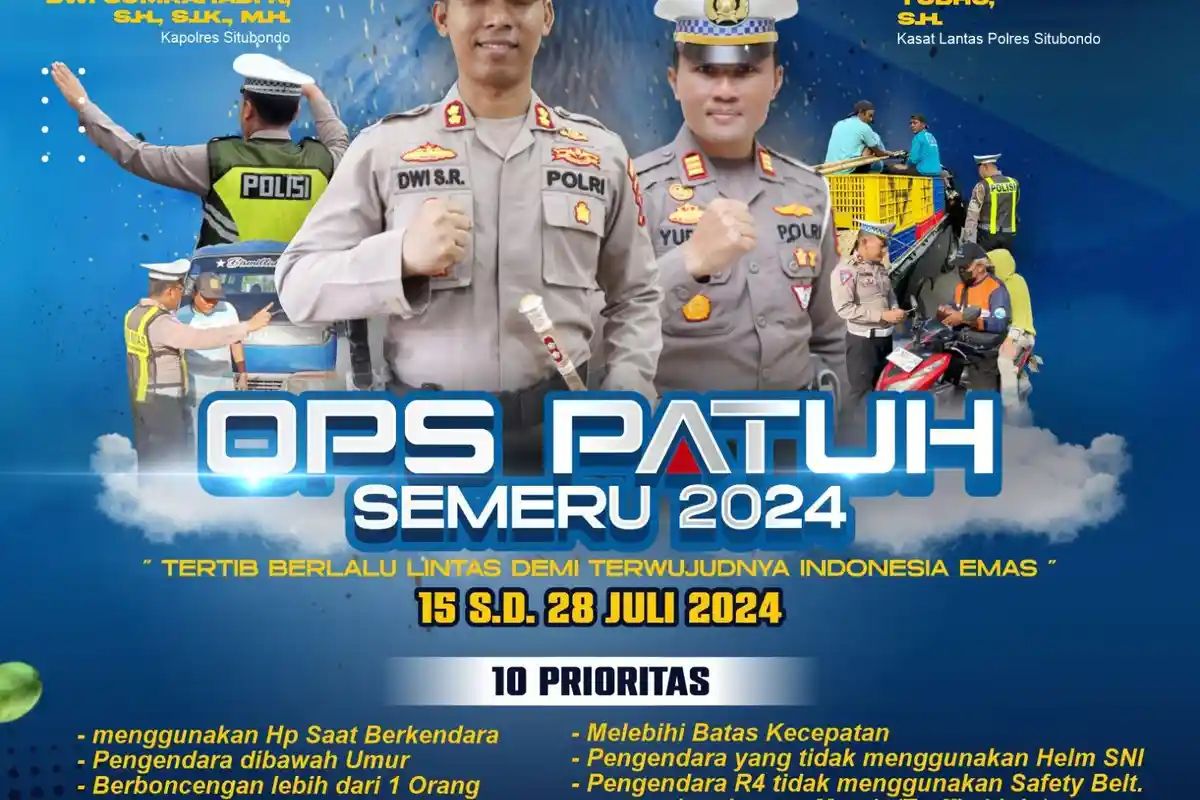 Operasi Patuh Semeru 2024 Dimulai, Pengendara Wajib Ketahui Hal Berikut