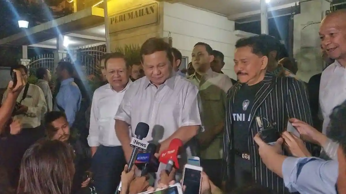 Temui AM Hendropriyono Bahas soal Papua, Prabowo: Kita Harus Kompak Dukung Pemerintah