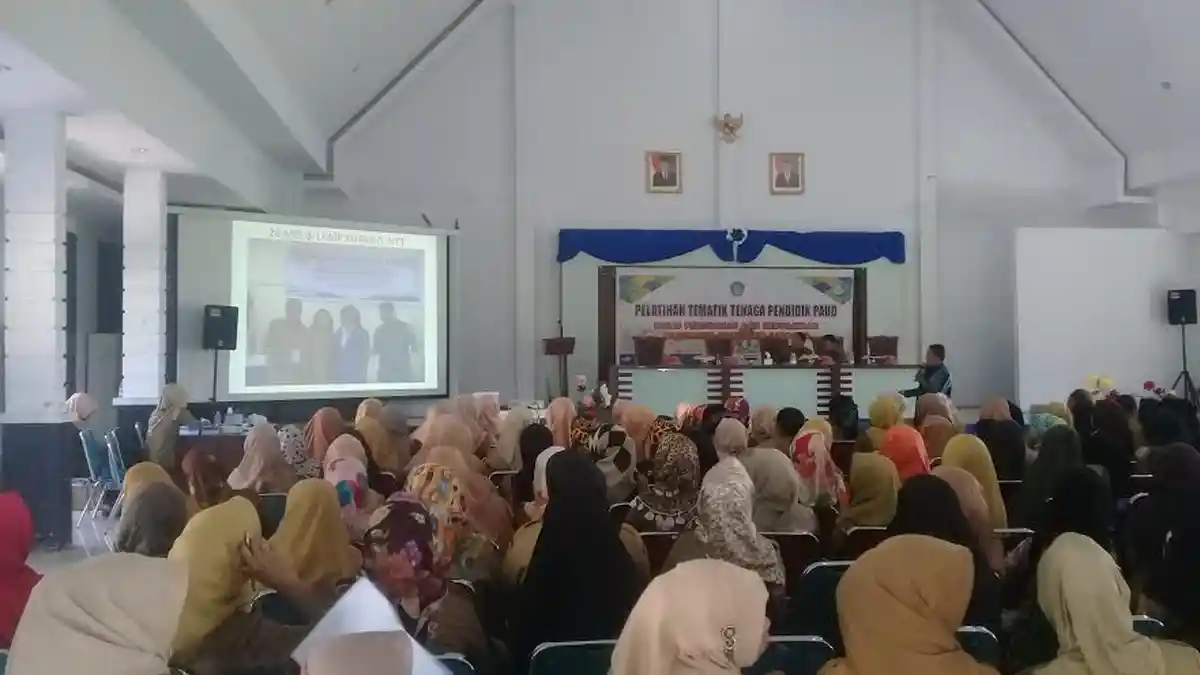 216 Guru PAUD di Sidrap Ikuti Pelatihan Tematik Pendidik, Ini Tujuannya