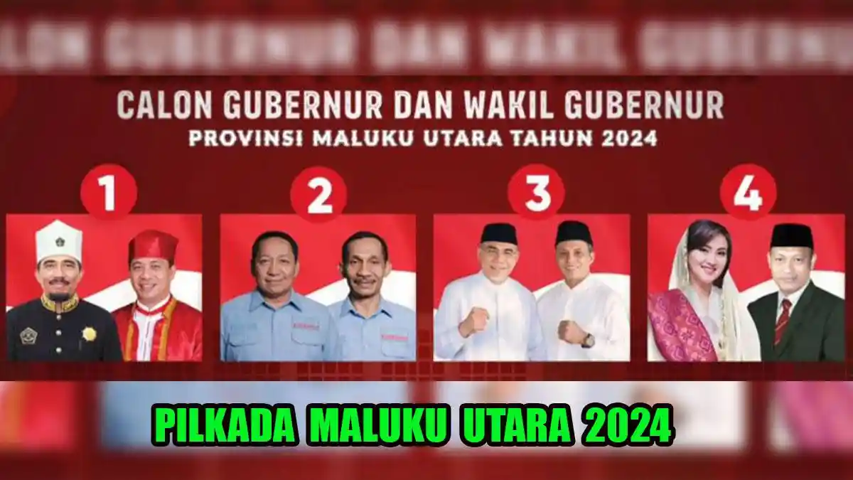 Hasil Real Count Pilkada Malut 2024, Cek Perolehan Suara Husain vs Aliong vs Kasuba vs Sherly