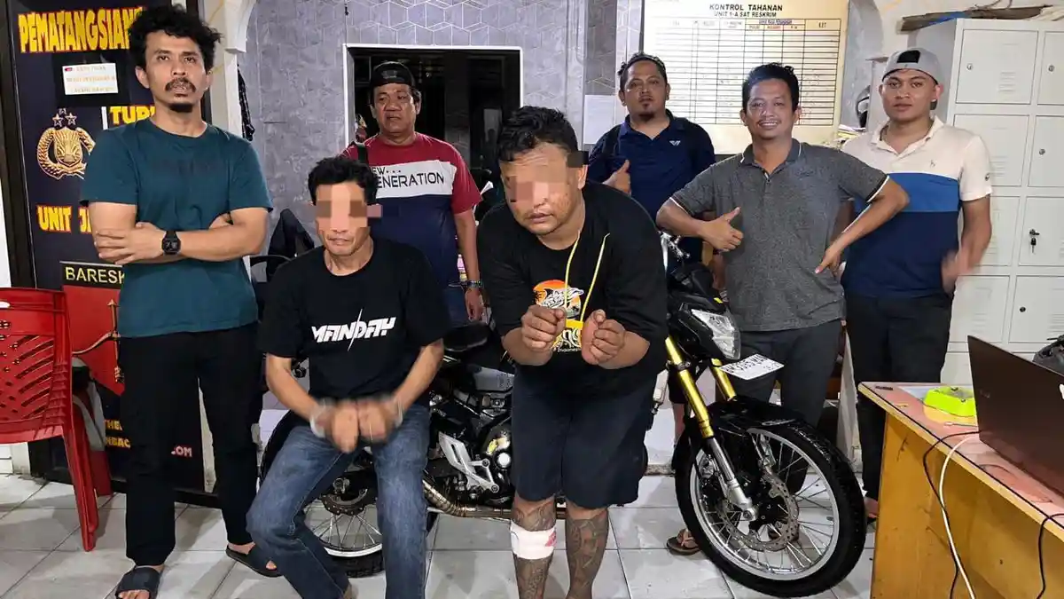 Nekat Curi Motor Dinas TNI Personel Kodim Simalungun, 2 Orang Ditangkap, 1 Ditembak Polisi