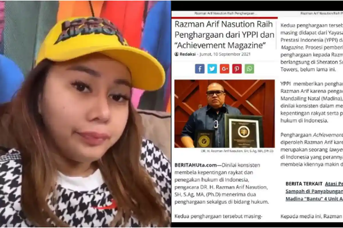 Razman Nasution Menang Penghargaan Pengacara Tersukses, Denise Chariesta: Gak Mungkin Beli Kan?